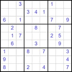 Судоку 9х9 #2566 средний