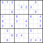 Судоку 9х9 #2569 средний