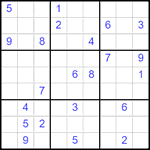 Судоку 9х9 #2486 очень трудный