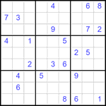 Судоку 9х9 #2488 очень трудный