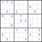 Судоку 9х9 #2510 очень трудный