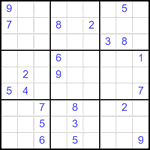 Судоку 9х9 #2511 очень трудный
