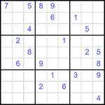 Судоку 9х9 #2527 очень трудный