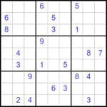 Судоку 9х9 #2528 очень трудный