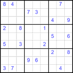 Судоку 9х9 #2533 очень трудный