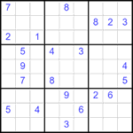 Судоку 9х9 #2540 очень трудный