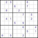 Судоку 9х9 #2546 очень трудный