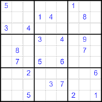 Судоку 9х9 #2560 очень трудный