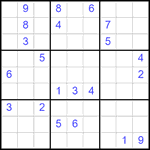 Судоку 9х9 #2562 очень трудный