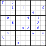 Судоку 9х9 #2565 очень трудный