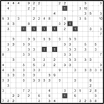 Филиппинский кроссворд #1726 “Избушка”