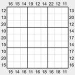Судоку-рама 9х9 #221