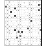 Филиппинский кроссворд #1754 “Одуванчик”