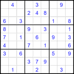 Судоку 9х9 #2609 легкий