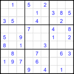 Судоку 9х9 #2611 легкий