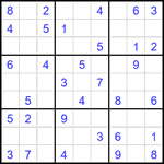 Судоку 9х9 #2613 легкий