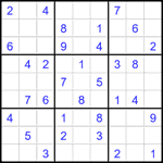 Судоку 9х9 #2618 легкий