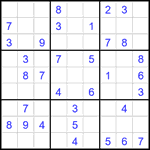 Судоку 9х9 #2620 легкий