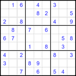 Судоку 9х9 #2622 легкий