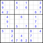 Судоку 9х9 #2627 легкий