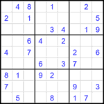 Судоку 9х9 #2635 легкий