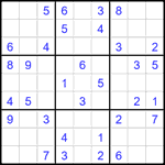 Судоку 9х9 #2636 легкий