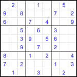 Судоку 9х9 #2637 легкий