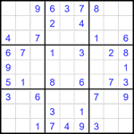 Судоку 9х9 #2638 легкий