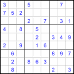 Судоку 9х9 #2644 легкий