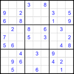 Судоку 9х9 #2647 легкий