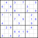 Судоку 9х9 #2648 легкий