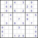 Судоку 9х9 #2656 легкий