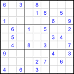 Судоку 9х9 #2571 средний