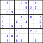 Судоку 9х9 #2574 средний