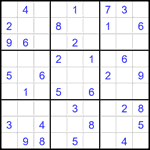 Судоку 9х9 #2576 средний