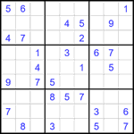 Судоку 9х9 #2589 средний