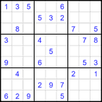 Судоку 9х9 #2591 средний