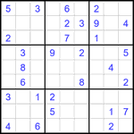 Судоку 9х9 #2601 средний