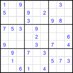 Судоку 9х9 #2603 средний