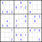 Судоку 9х9 #2610 средний