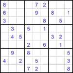 Судоку 9х9 #2611 средний