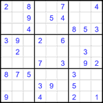 Судоку 9х9 #2615 средний