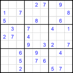 Судоку 9х9 #2620 средний