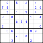 Судоку 9х9 #2622 средний