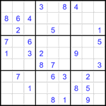 Судоку 9х9 #2625 средний