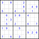 Судоку 9х9 #2627 средний