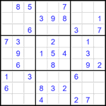 Судоку 9х9 #2628 средний