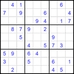 Судоку 9х9 #2630 средний
