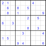 Судоку 9х9 #2622 трудный