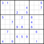 Судоку 9х9 #2569 очень трудный